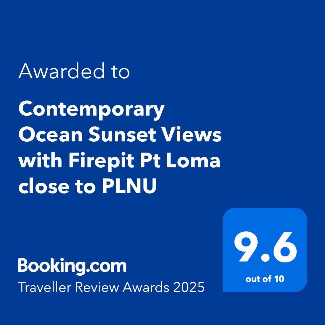 Contemporary Ocean Sunset Views With Firepit Pt Loma Close To Plnu サンディエゴ エクステリア 写真